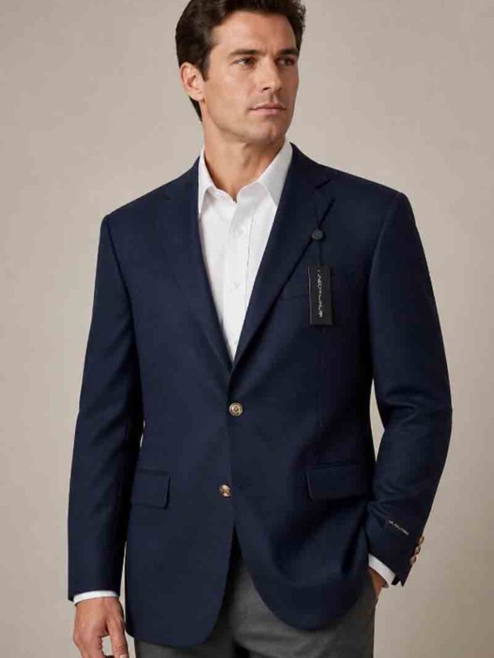 NEW Jack Nicklaus Navy Blue Worsted Wool Blend Blazer Men's Size 40S